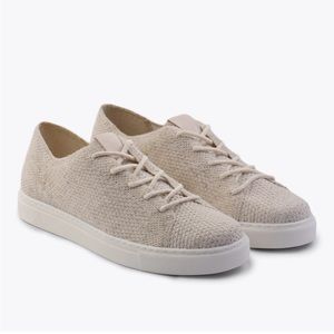 Nisolo Go-To Eco Knit Sneaker - 7.5, Linen